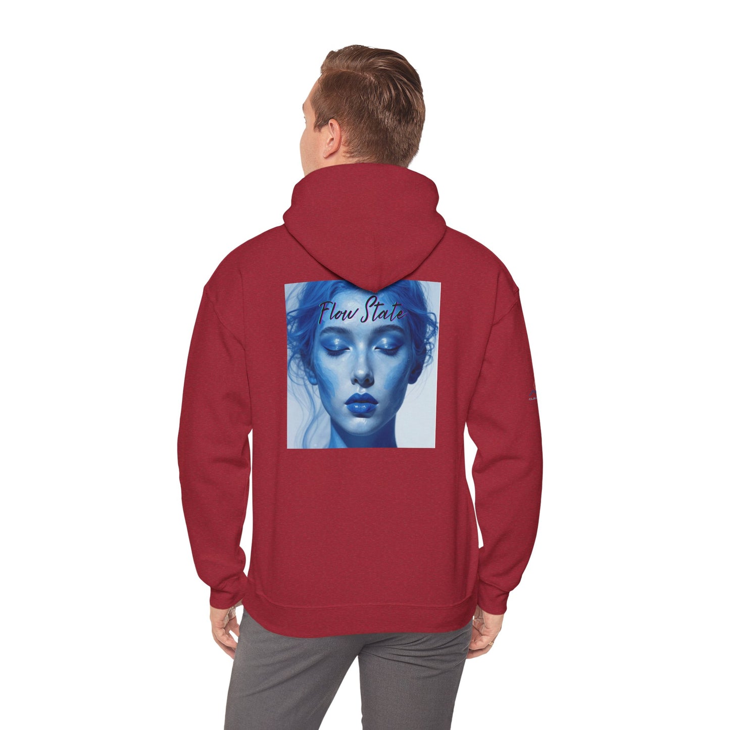 “Flow State” Hoodie- Sleeve Printed Affirmation