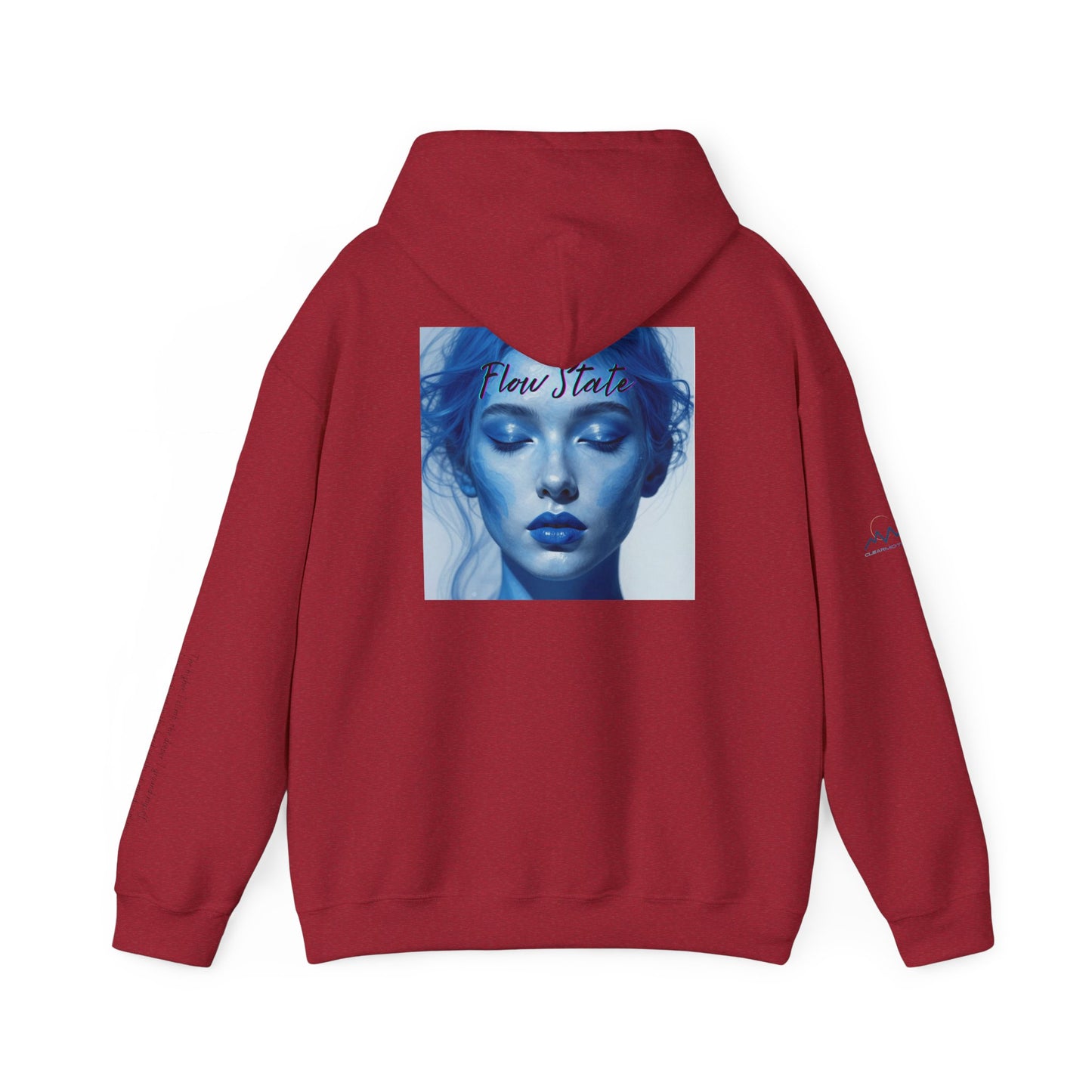 “Flow State” Hoodie- Sleeve Printed Affirmation