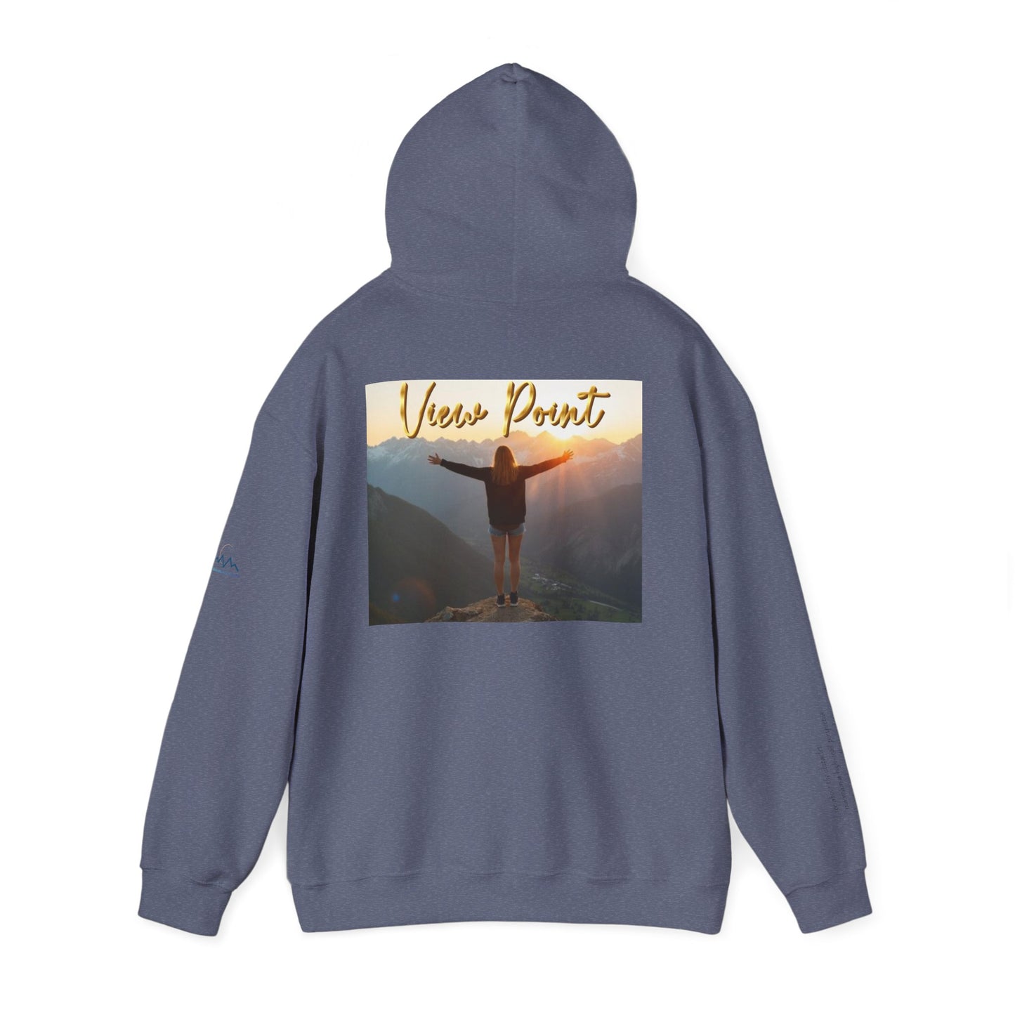 “View Point” Hoodie- Sleeve Print Affirmation