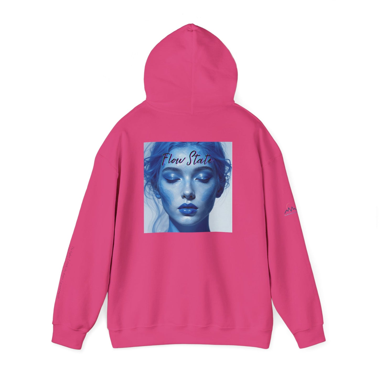 “Flow State” Hoodie- Sleeve Printed Affirmation