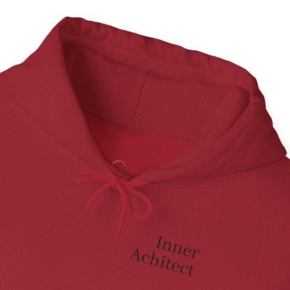 "Inner Architect" Hoodie Sweatshirt- Sleeve Printed Affirmation
