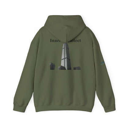"Inner Architect" Hoodie Sweatshirt- Sleeve Printed Affirmation