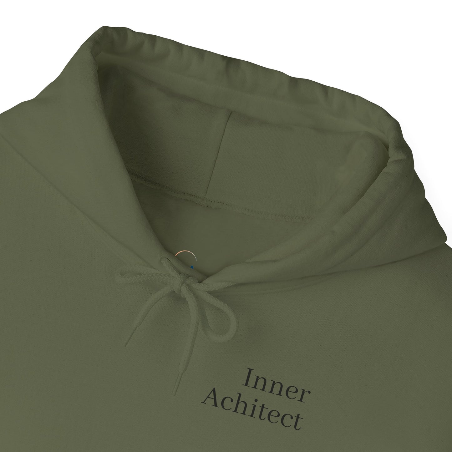 "Inner Architect" Hoodie Sweatshirt- Sleeve Printed Affirmation