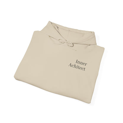 "Inner Architect" Hoodie Sweatshirt- Sleeve Printed Affirmation