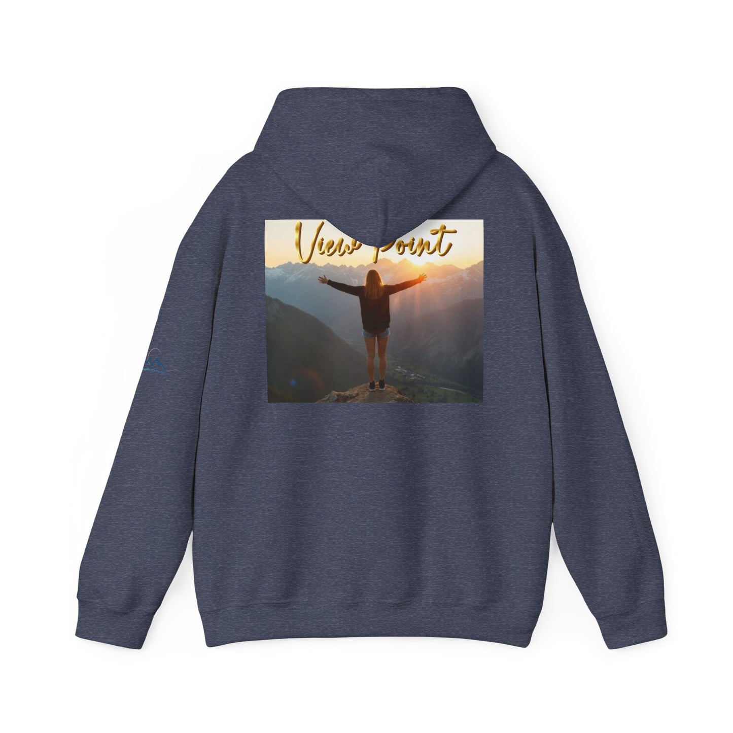 “View Point” Hoodie- Sleeve Print Affirmation