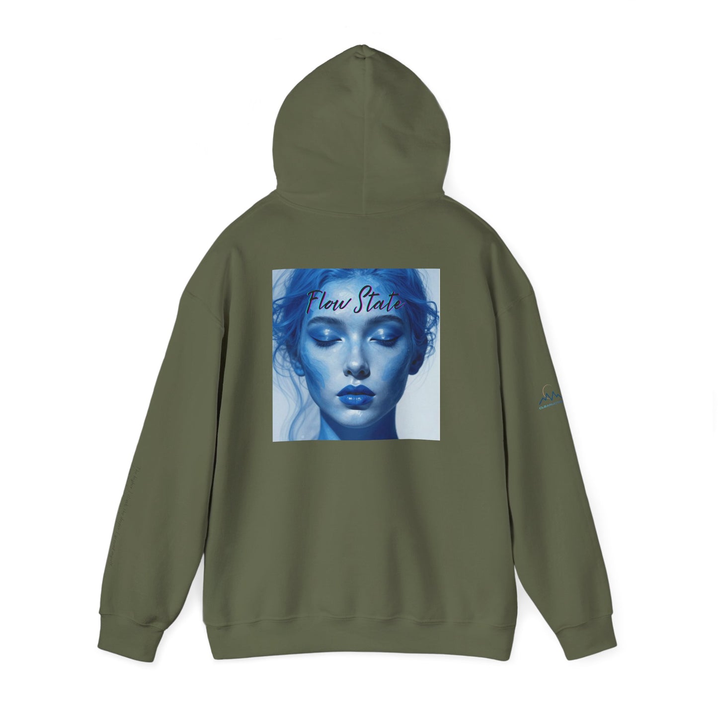 “Flow State” Hoodie- Sleeve Printed Affirmation