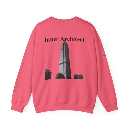 "Inner Architect" Crewneck - Heavyweight Sleeve Print Sweatshirt
