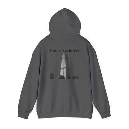 "Inner Architect" Hoodie Sweatshirt- Sleeve Printed Affirmation