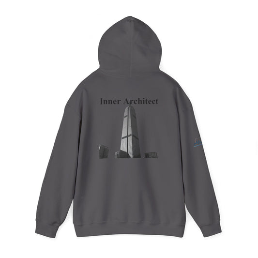 "Inner Architect" Hoodie Sweatshirt- Sleeve Printed Affirmation