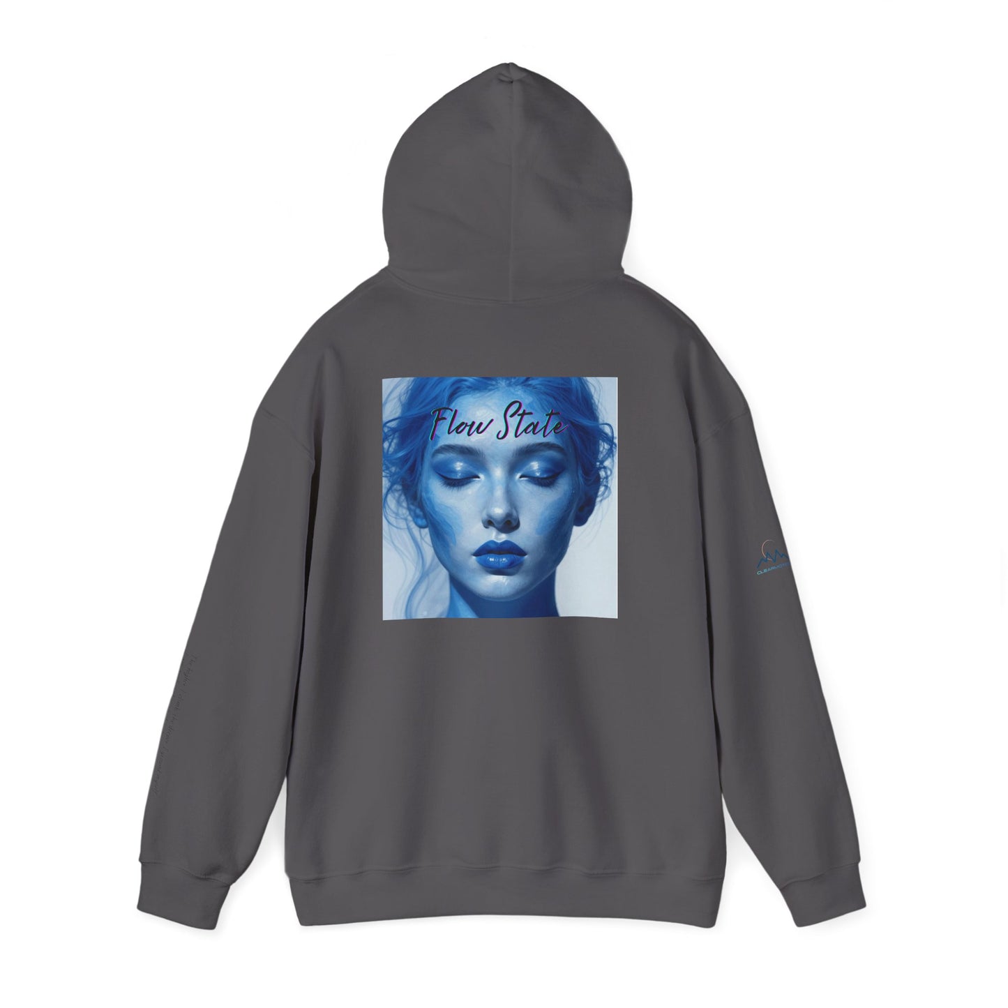 “Flow State” Hoodie- Sleeve Printed Affirmation