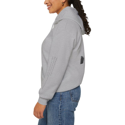 "Inner Architect" Hoodie Sweatshirt- Sleeve Printed Affirmation
