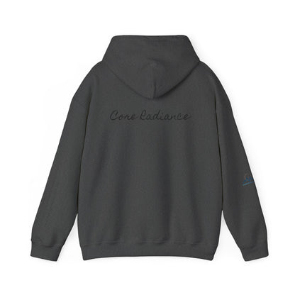 “Core Radiance” Hoodie-  Sleeve Print Affirmation