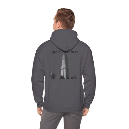 "Inner Architect" Hoodie Sweatshirt- Sleeve Printed Affirmation