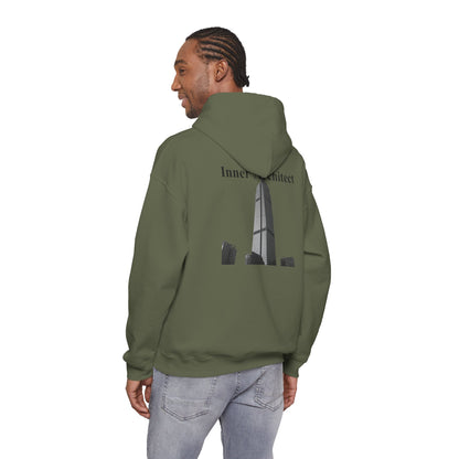 "Inner Architect" Hoodie Sweatshirt- Sleeve Printed Affirmation