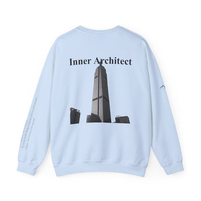 "Inner Architect" Crewneck - Heavyweight Sleeve Print Sweatshirt