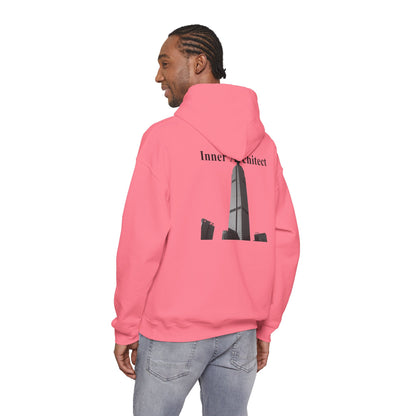 "Inner Architect" Hoodie Sweatshirt- Sleeve Printed Affirmation