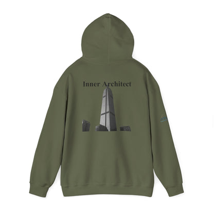"Inner Architect" Hoodie Sweatshirt- Sleeve Printed Affirmation