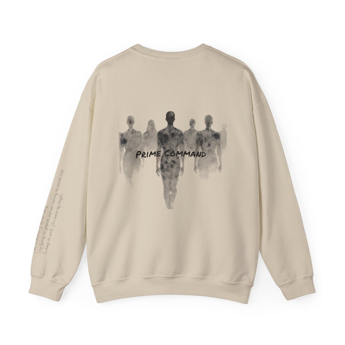 “Prime Command” Hoodie- Sleeve Print Affirmation