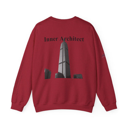 "Inner Architect" Crewneck - Heavyweight Sleeve Print Sweatshirt