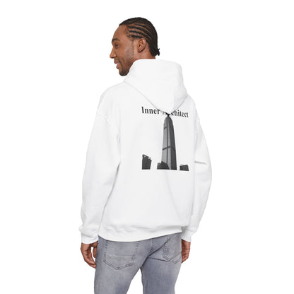 "Inner Architect" Hoodie Sweatshirt- Sleeve Printed Affirmation