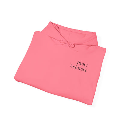 "Inner Architect" Hoodie Sweatshirt- Sleeve Printed Affirmation
