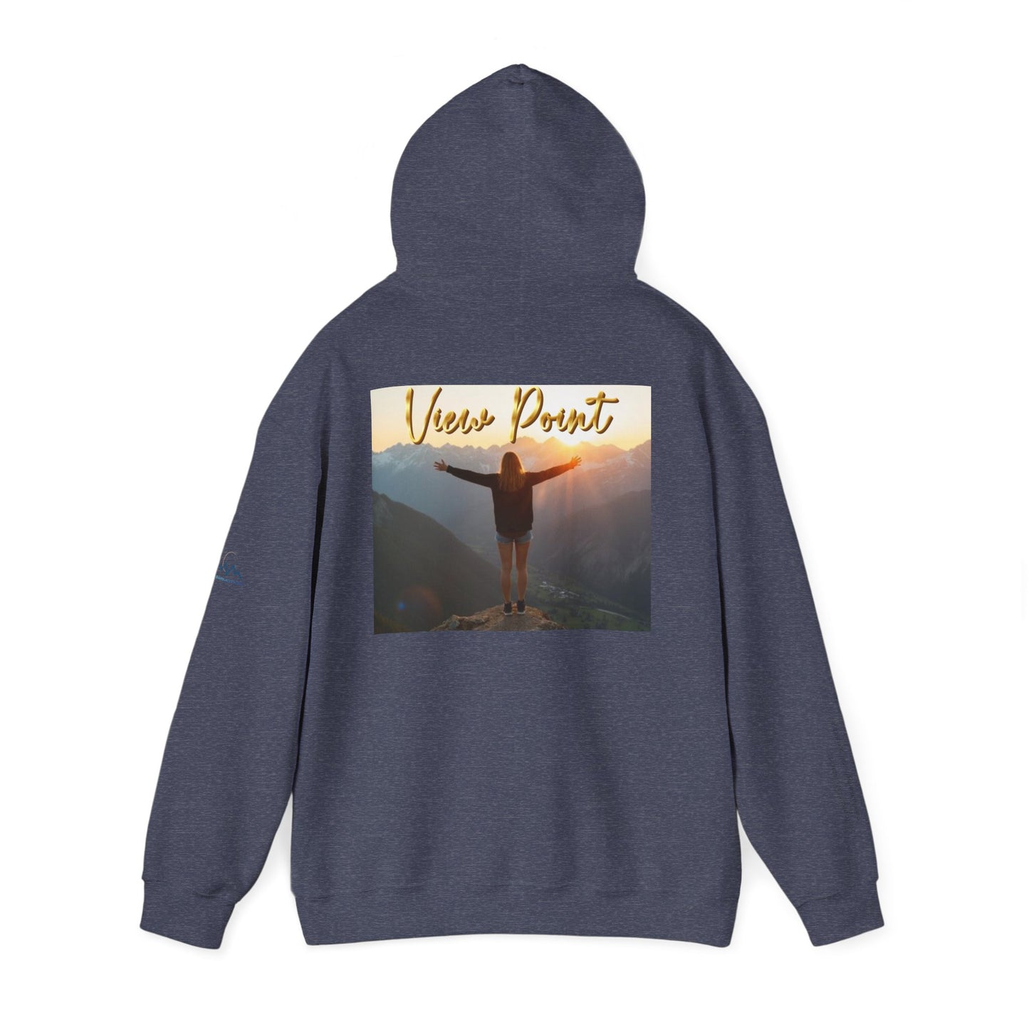 “View Point” Hoodie- Sleeve Print Affirmation