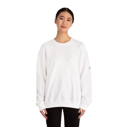 “Alignment > Effort” Crewneck Sweatshirt- Sleeve Print Affirmation