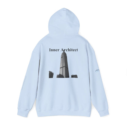 "Inner Architect" Hoodie Sweatshirt- Sleeve Printed Affirmation