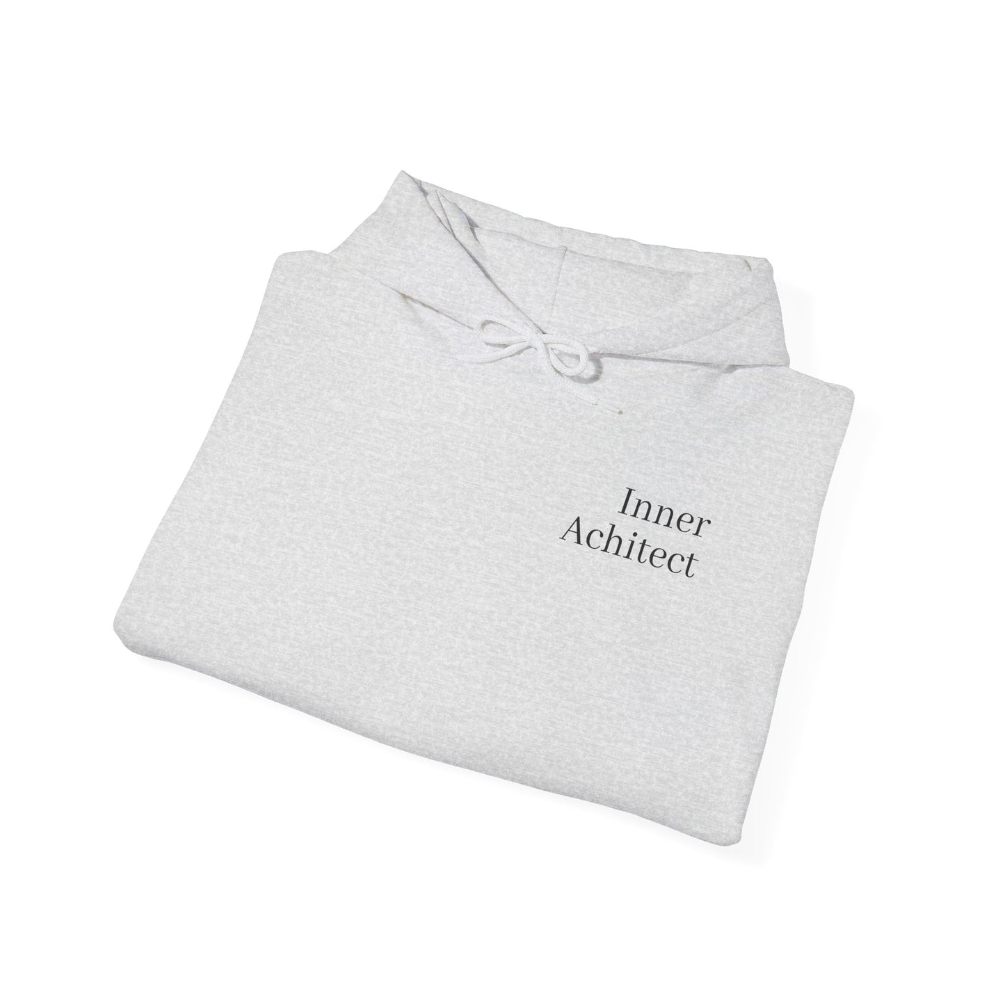 "Inner Architect" Hoodie Sweatshirt- Sleeve Printed Affirmation