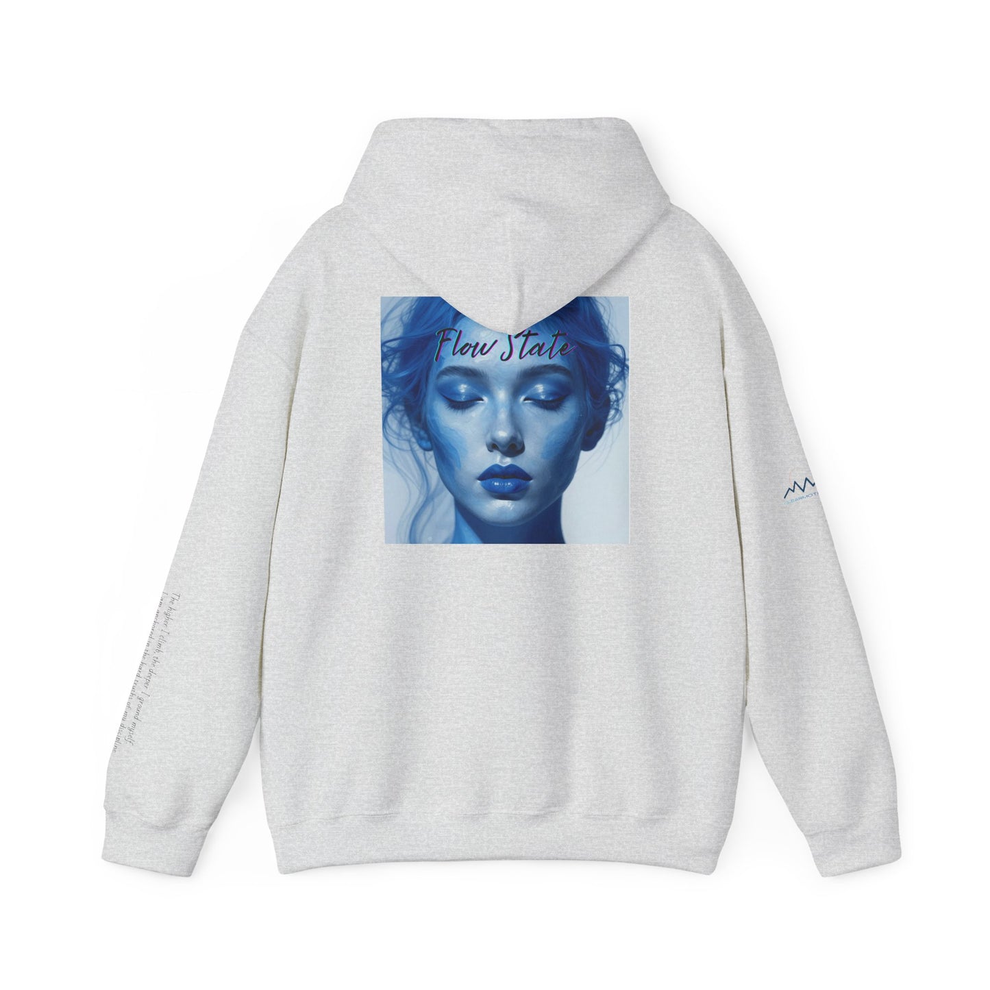 “Flow State” Hoodie- Sleeve Printed Affirmation