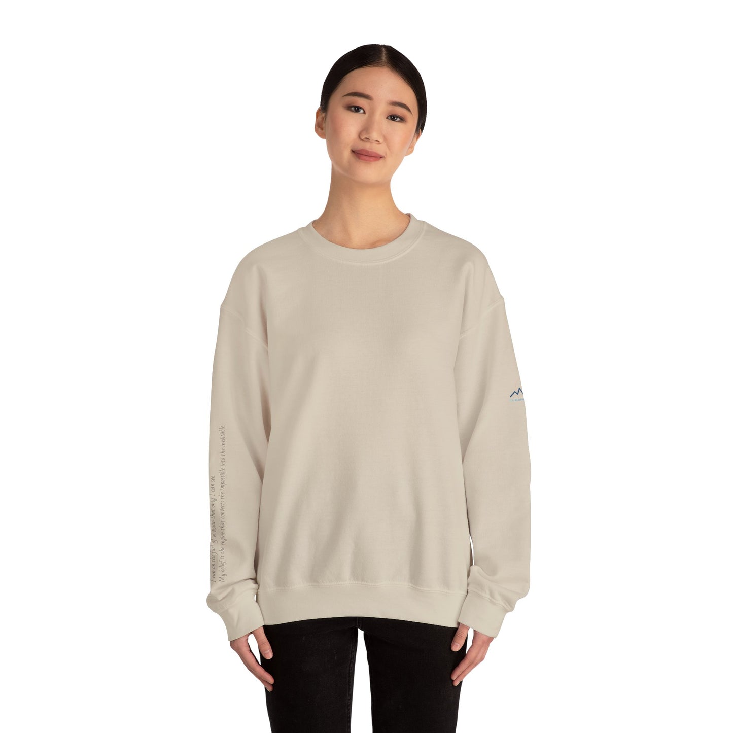 "Pure Conviction” - Heavyweight Sleeve Print Sweatshirt