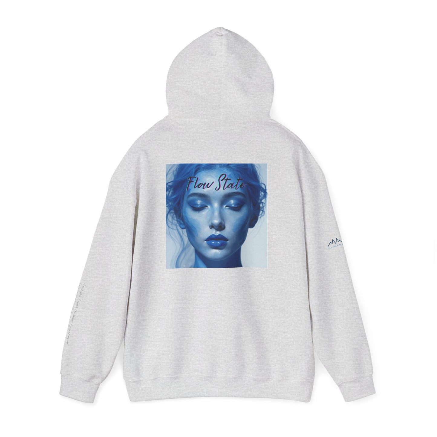 “Flow State” Hoodie- Sleeve Printed Affirmation