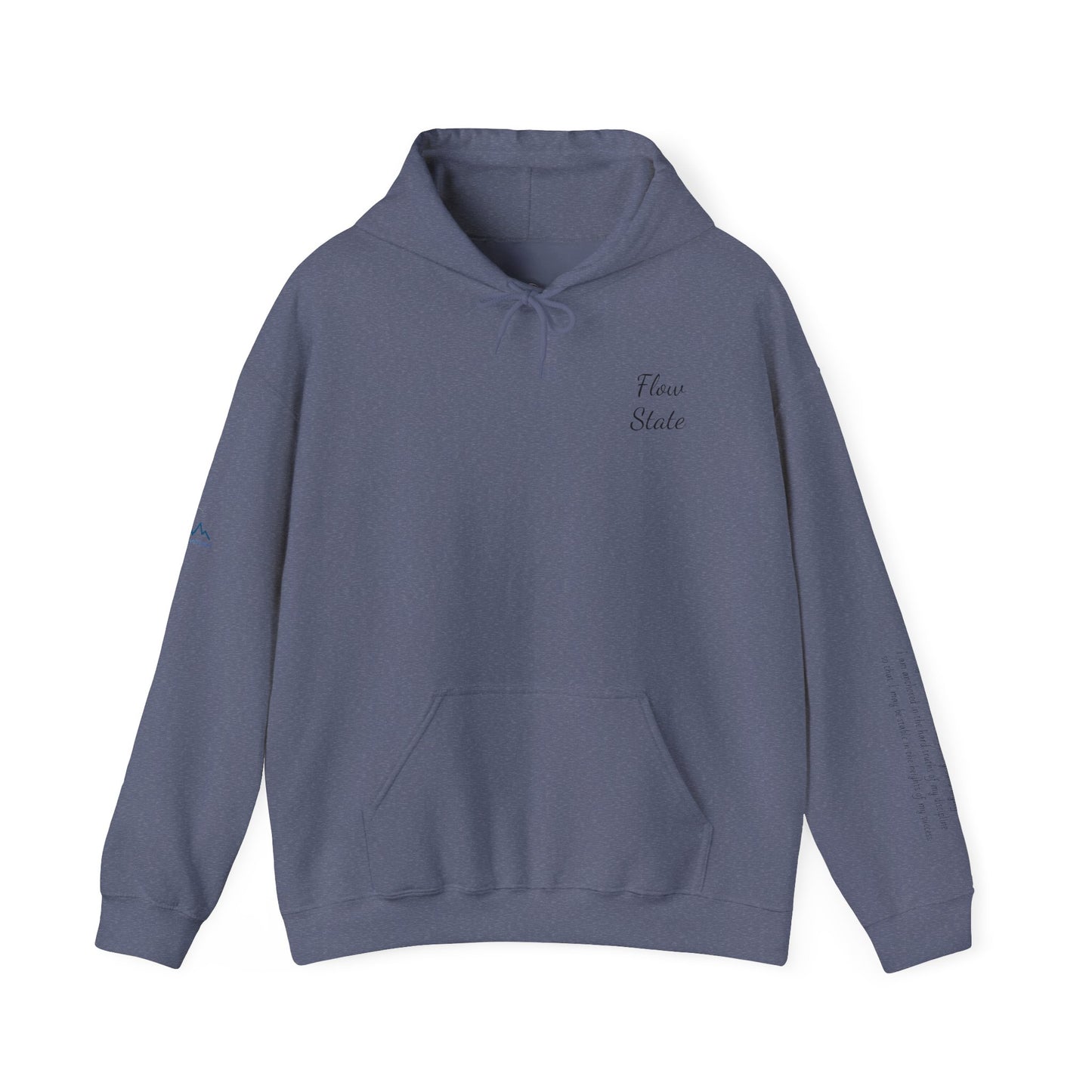 “Flow State” Hoodie- Sleeve Printed Affirmation
