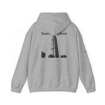 "Inner Architect" Hoodie Sweatshirt- Sleeve Printed Affirmation