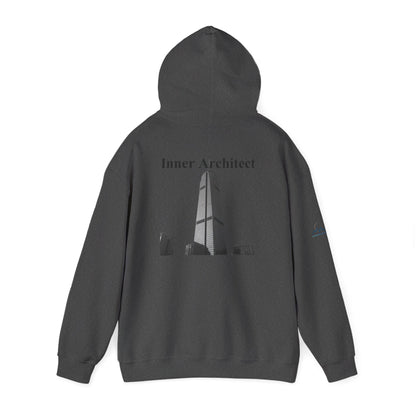 "Inner Architect" Hoodie Sweatshirt- Sleeve Printed Affirmation