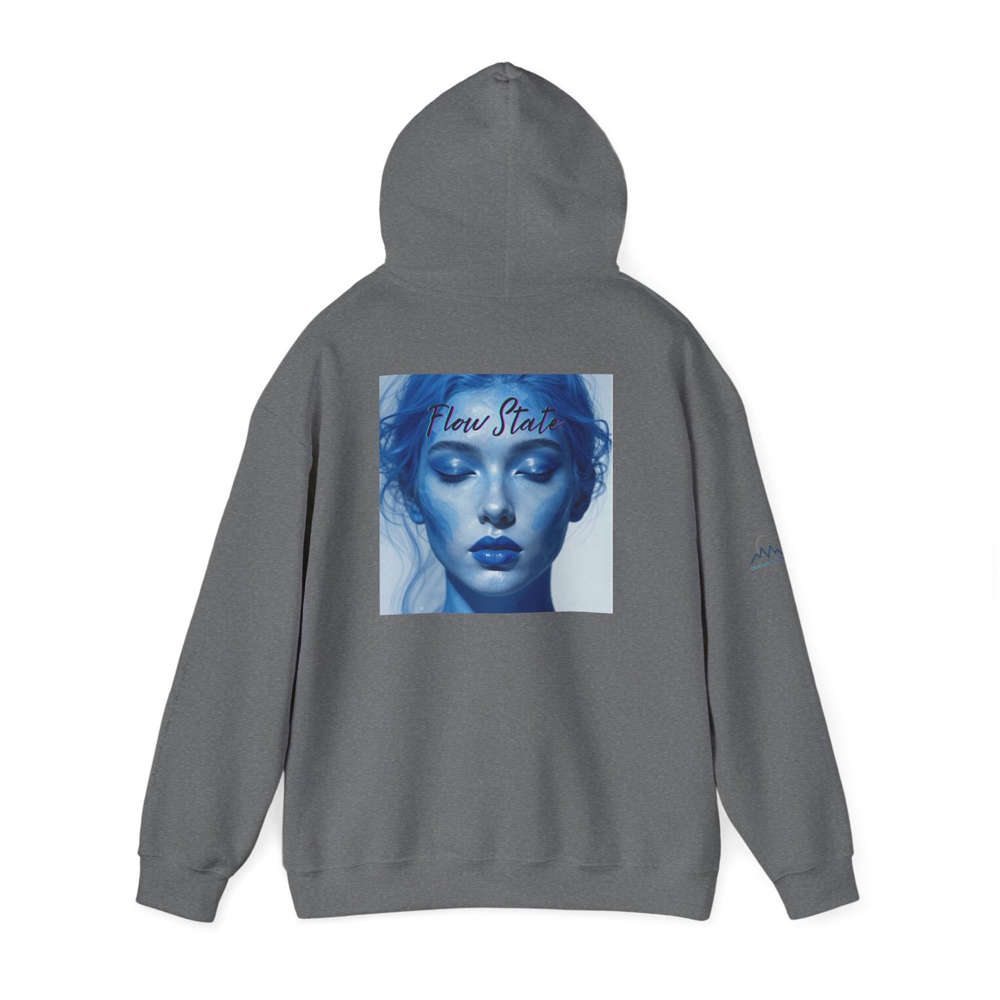 “Flow State” Hoodie- Sleeve Printed Affirmation