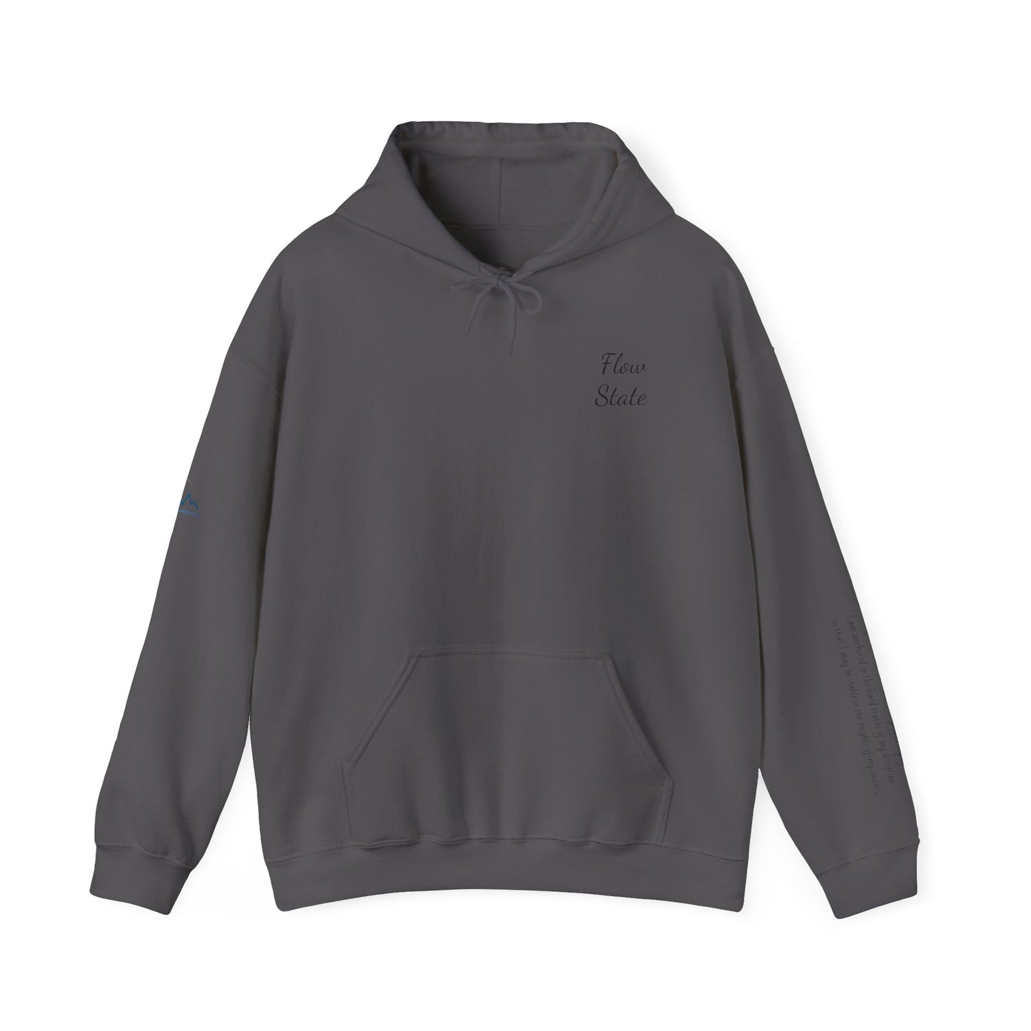 “Flow State” Hoodie- Sleeve Printed Affirmation