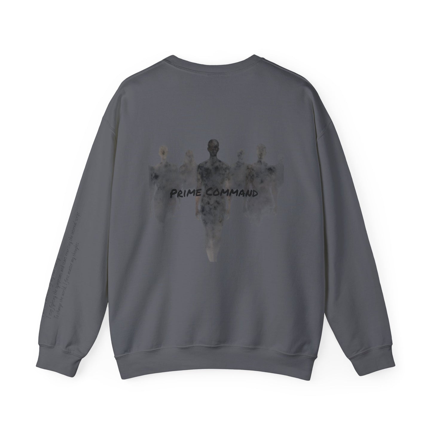 “Prime Command” Hoodie- Sleeve Print Affirmation