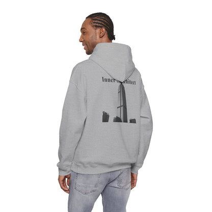 "Inner Architect" Hoodie Sweatshirt- Sleeve Printed Affirmation